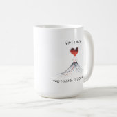 Lava/U Magma Life Vollständig - Niedliche Geologie Kaffeetasse (VorderseiteRechts)