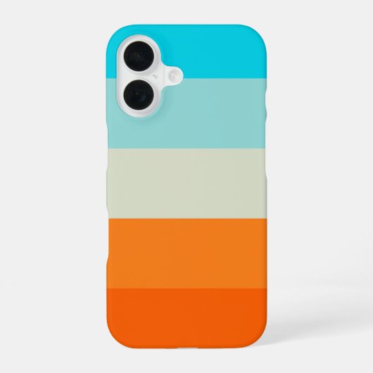 Lava unter Wasser iPhone 16 Hülle (Rückseite)