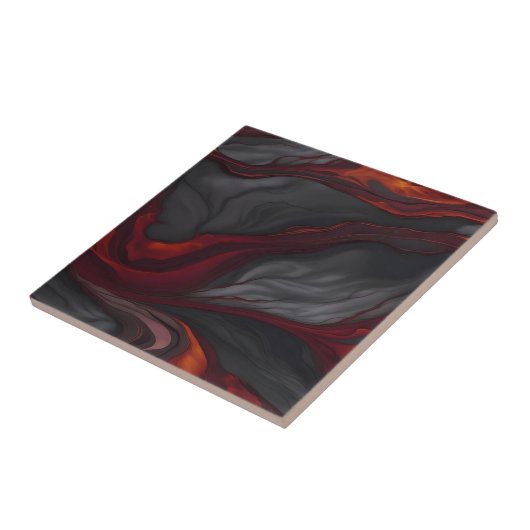 Lava Veins Marble Fliese (Seite)