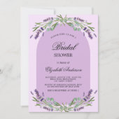 Lava violett lila Brautparty Einladung (Vorderseite)