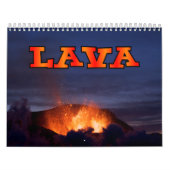 Lava-Vulkan-Wandkalender Kalender (Titelbild)