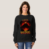 Lava Whisperer for Volcanologist Volcano Geology   Sweatshirt (Vorne ganz)