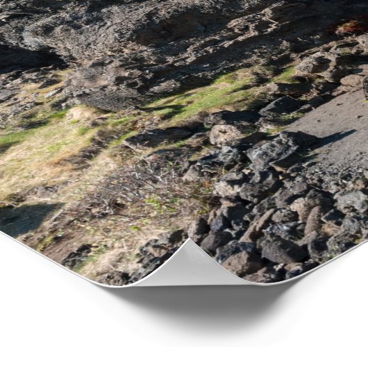 Lava window at Dimmuborgir, Myvatn area - Iceland Poster (Ecke)