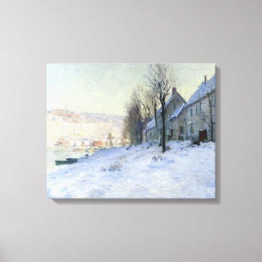 Lavacourt Sun und Schnee Leinwanddruck (Vorderseite)