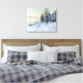 Lavacourt Sun und Schnee Leinwanddruck (Insitu (Schlafzimmer))