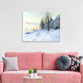 Lavacourt Sun und Schnee Leinwanddruck (Insitu (Wohnzimmer))