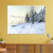 Lavacourt Sun und Schnee Leinwanddruck (Insitu (Wohnzimmer))