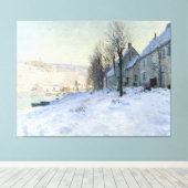 Lavacourt Sun und Schnee Leinwanddruck (Insitu (Holzboden))