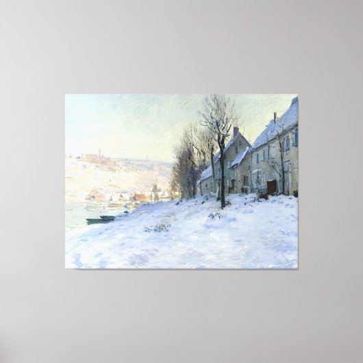 Lavacourt Sun und Schnee Leinwanddruck (Vorderseite)