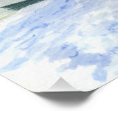 Lavacourt Sun und Schnee Poster (Ecke)