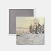Lavacourt under Snow, c.1878-81 Magnet (Vorderseite/Rückseite)