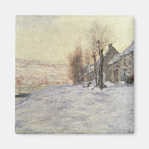 Lavacourt unter Schnee, c.1878-81 Magnet