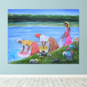 Lavadeiras Leinwanddruck (Insitu (Holzboden))