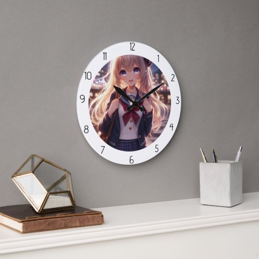 Lavadora Große Wanduhr (Büro)