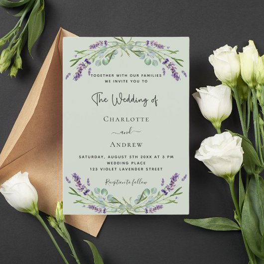 Lavaere eucalyptus Salbei Einladung