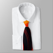 Lavafluss" - Abstrakte Moltenwelle Krawatte (Gebunden)