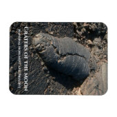 Lavafluss, Pahoehoe Zehe, Mond-Krater Magnet (Horizontal)