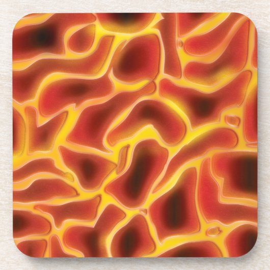 Lavafluss Untersetzer (Vorderseite)