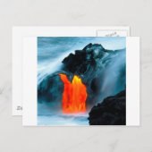 Lavafluss von Kilauea Hawaii Postkarte (Vorne/Hinten)