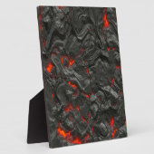 Lavahintergrund Fotoplatte (Seite)