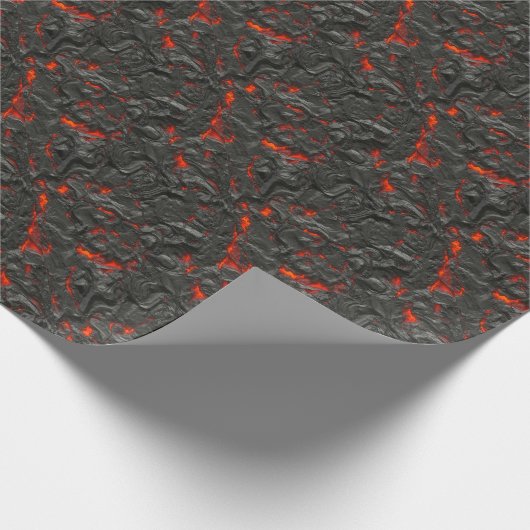 Lavahintergrund Geschenkpapier (Ecke)