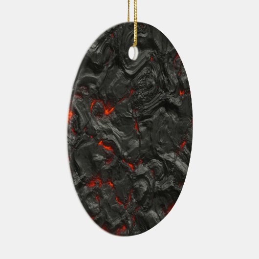 Lavahintergrund Keramik Ornament (Rechts)