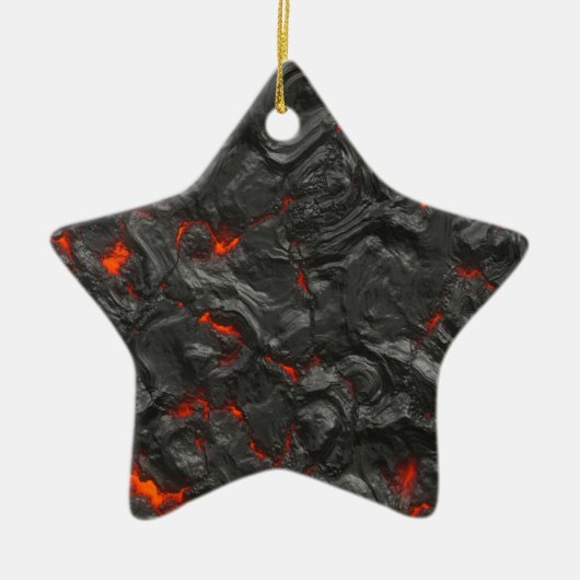 Lavahintergrund Keramikornament (Vorne)