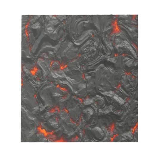 Lavahintergrund Notizblock (Vorderseite)