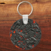 Lavahintergrund Schlüsselanhänger (Vorderseite)