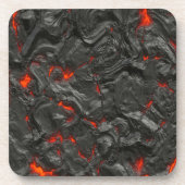 Lavahintergrund Untersetzer (Vorderseite)