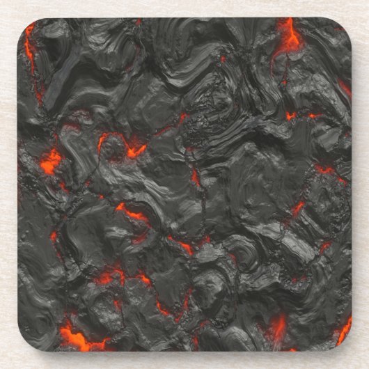 Lavahintergrund Untersetzer (Vorderseite)