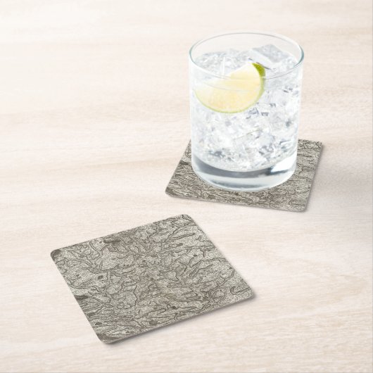 Laval Rechteckiger Pappuntersetzer (Vor Ort)