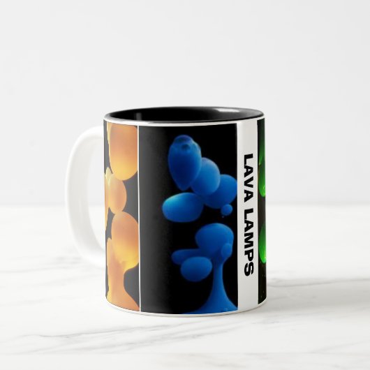 Lavalampen-Tasse beruhigen Zweifarbige Tasse (Vorderseite Links)