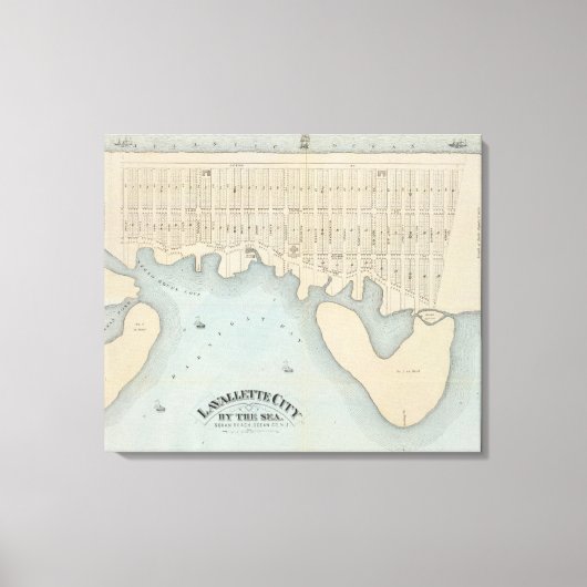 Lavallette City by Sea, Squan Beach, NJ Leinwanddruck (Vorderseite)