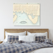 Lavallette City by Sea, Squan Beach, NJ Leinwanddruck (Insitu (Schlafzimmer))