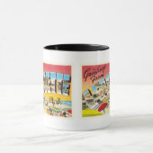 Lavallette New-Jersey NJ Vintage Reise-Postkarte Tasse (Zentrum)