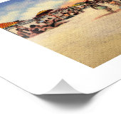 Lavallette NJ Map Koordiniert Vintagen Stil Fotodruck (Ecke)