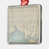 Lavallette Stadt durch das Meer, Squan Strand, NJ Ornament Aus Metall (Links)