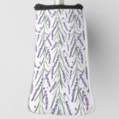 Lavanbotanisches Muster Golf Headcover (Rotieren 90)