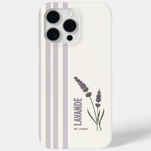 Lavande est, Nature Case-Mate iPhone Hülle (Rückseite)