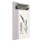 Lavande est. Nature Mini Klemmbrett (Schrägansicht)