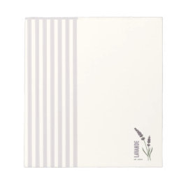 Lavande est. Nature Notizblock