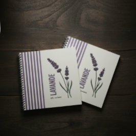 Lavande est. Nature Notizblock