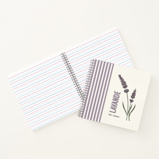 Lavande est. Nature Notizblock (Innenseite)