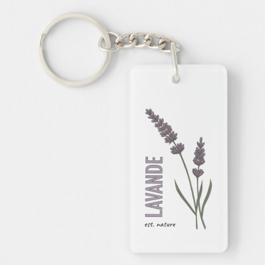 Lavande est. Nature Schlüsselanhänger (Vorderseite)