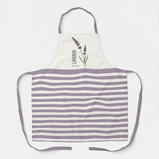 Lavande est. Nature Schürze (Vorderseite)