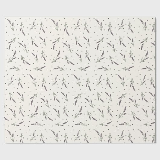 Lavande flowers geschenkpapier (Flach)