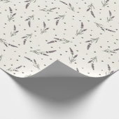 Lavande flowers geschenkpapier (Ecke)