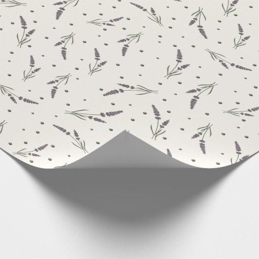 Lavande flowers geschenkpapier (Ecke)