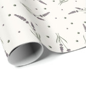 Lavande flowers geschenkpapier (Rolleneckpunkt)